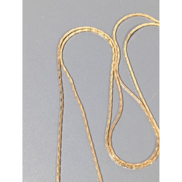 Vintage Brown Nautilus Shell Gold Dipped Pendant Necklace 28 in - Picture 3 of 9